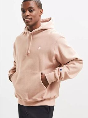 Champion UO exclusive unisex Dusty Pink Reverse Weave Hoodie small